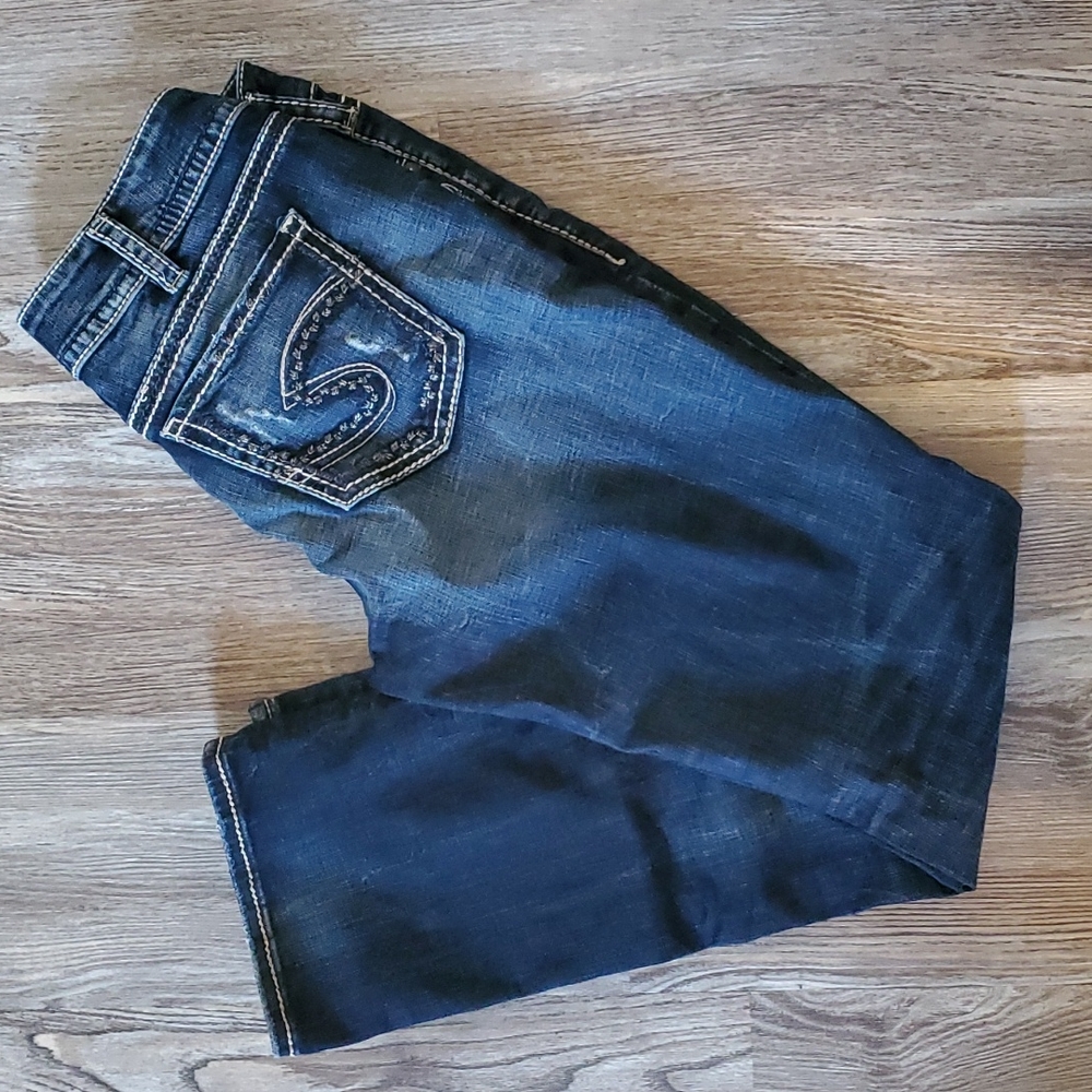 Silver jeans